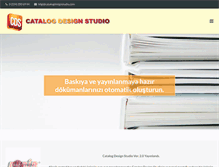 Tablet Screenshot of catalogdesignstudio.com